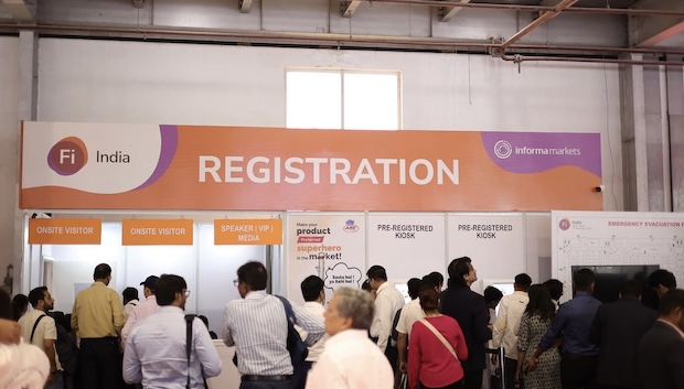 Registration area at Fi India