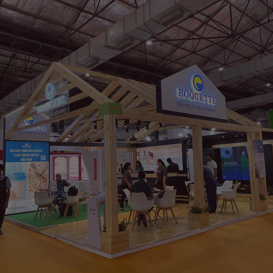Exhibitor stand at Fi India
