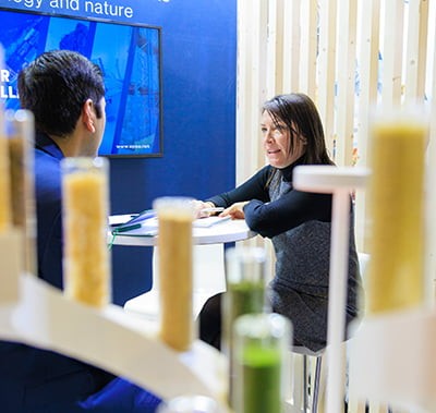 People networking at Fi Europe