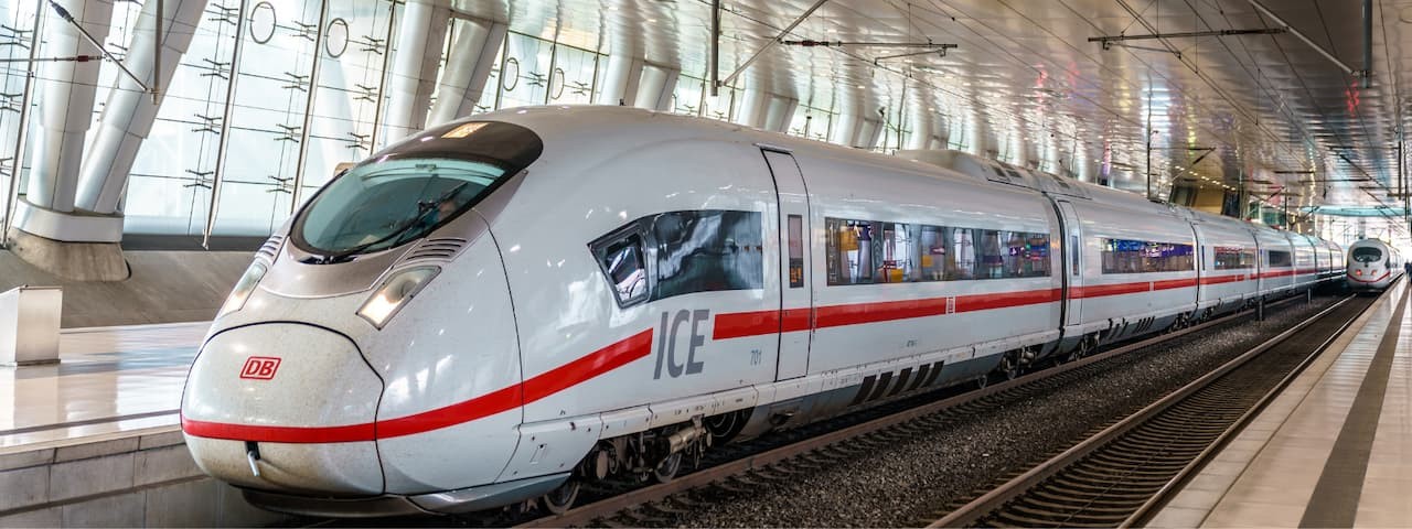 A train heading to Paris